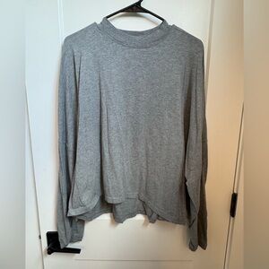 Aerie Heather Gray Long Sleeve Tee